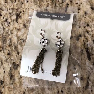 Jewel Kade Crystal and Tassel Earrings